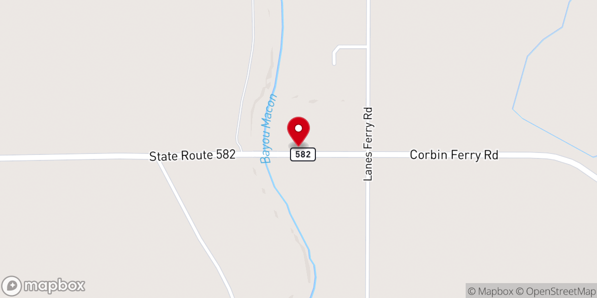 Map showing location of Corbin Ferry Freewill Baptist
