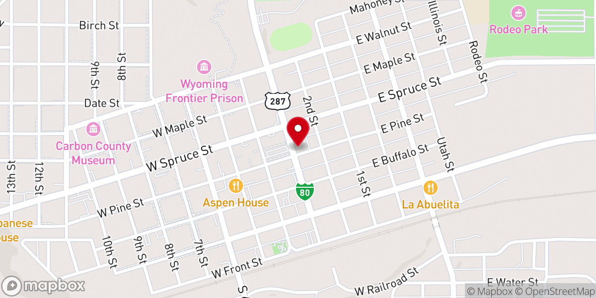 Map showing location of St Joseph's Catholic Church