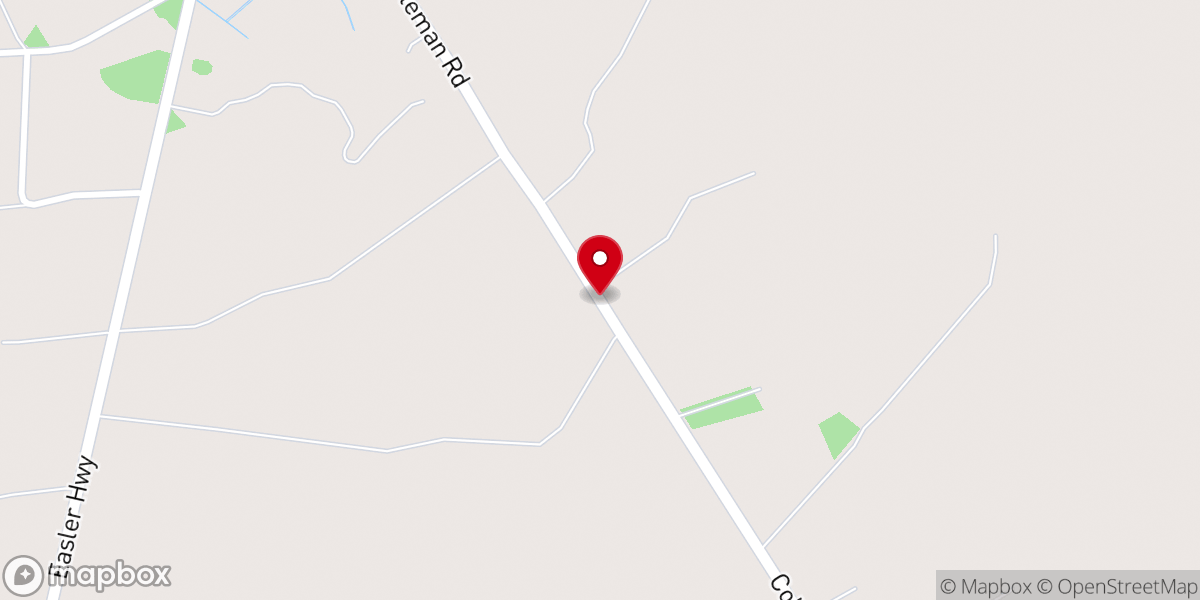 Map showing location of St James Baptist Church