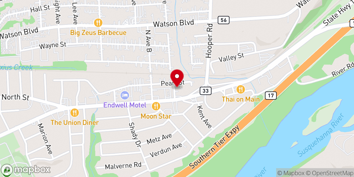 Map showing location of House of Bread Fellowship Church