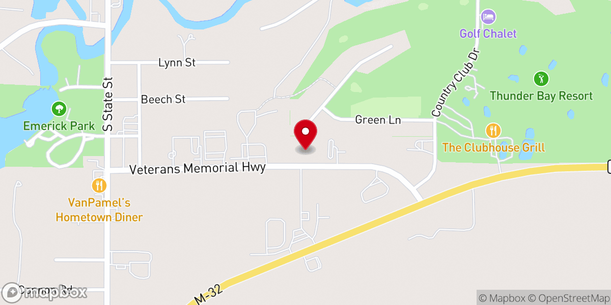 Map showing location of Lighthouse Fellowship Church