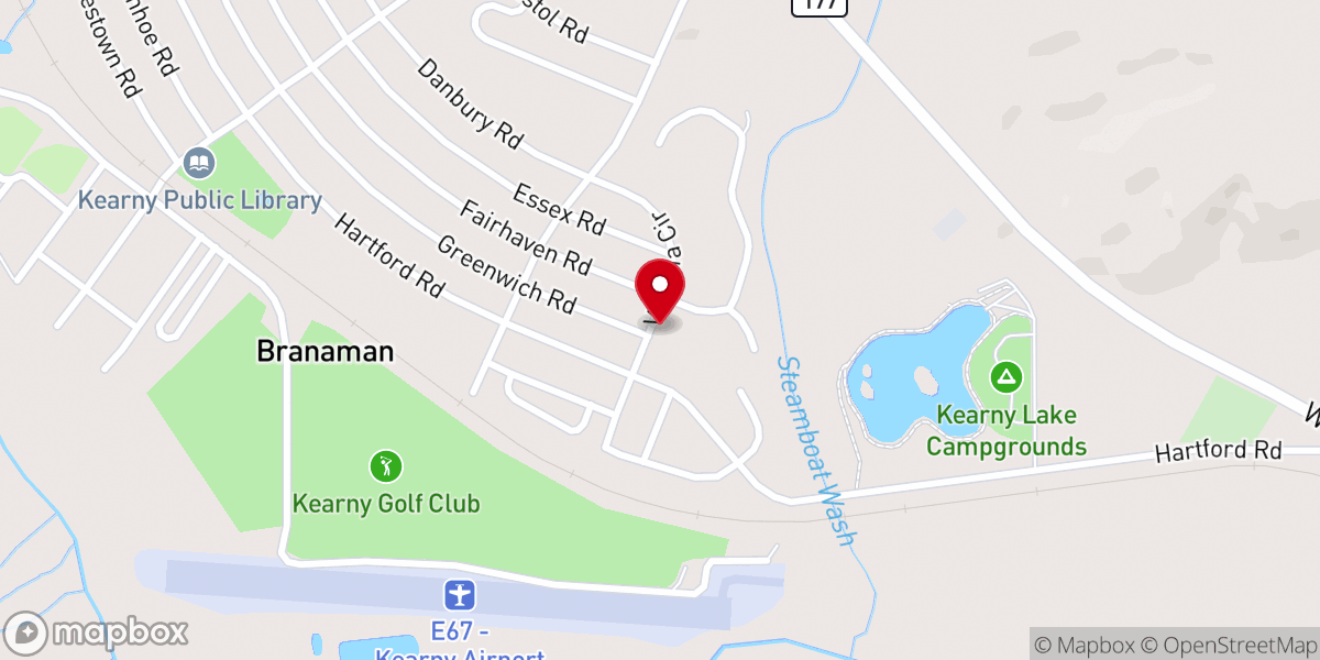 Map showing location of Infant Jesus of Prague Roman Catholic Church