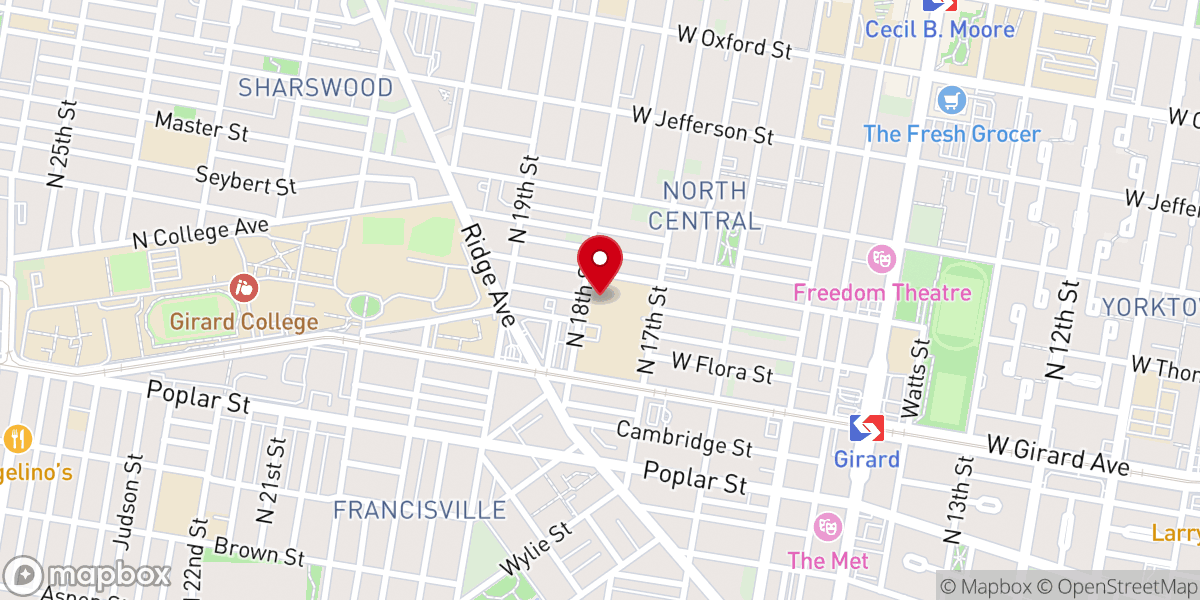 Map showing location of Church of the Gesú