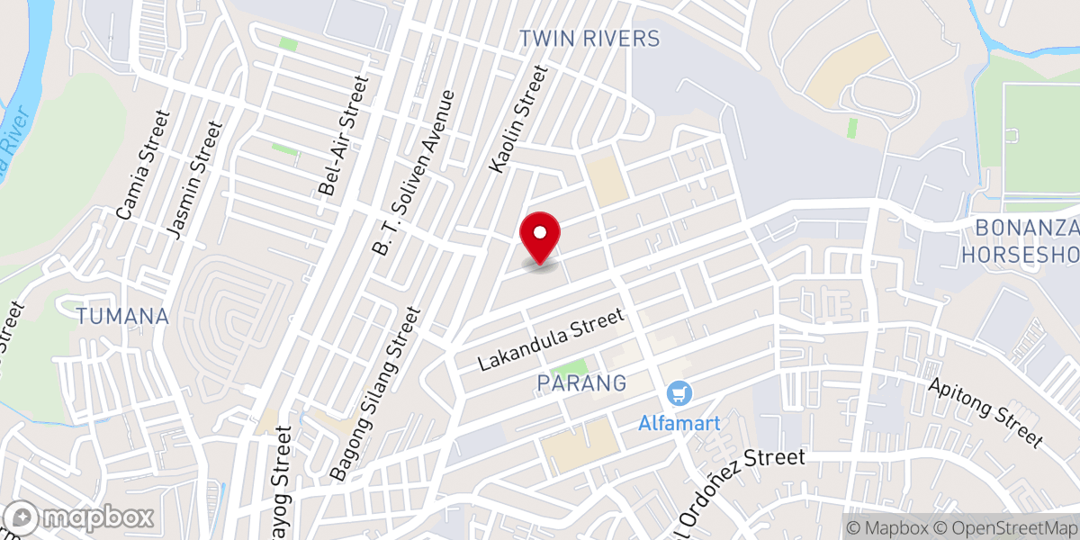 Map showing location of GLORY Church (God's Love Offered Redeemer Yeshua)
