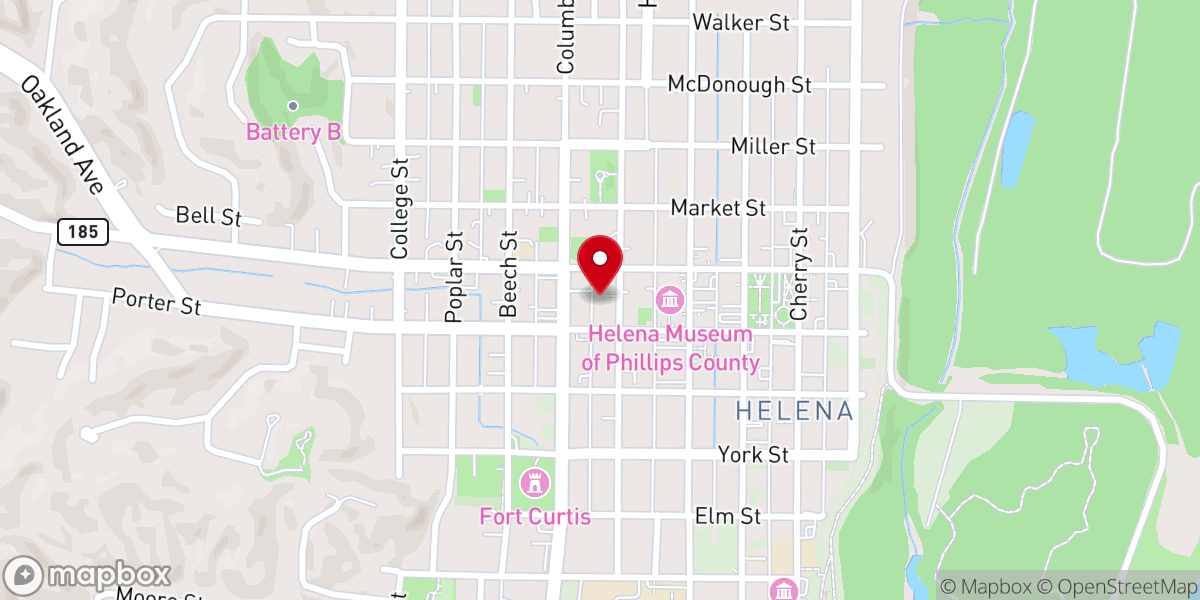 Map showing location of Abundant Life Baptist Church