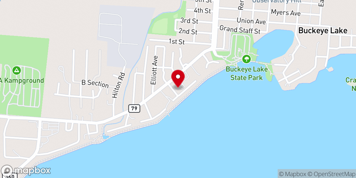 Map showing location of Our Lady of Mount Carmel Catholic Church