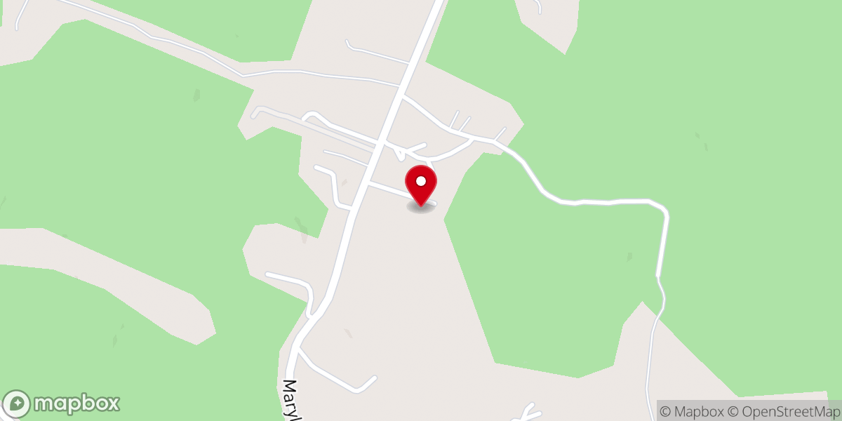 Map showing location of Maryland Point Baptist Church