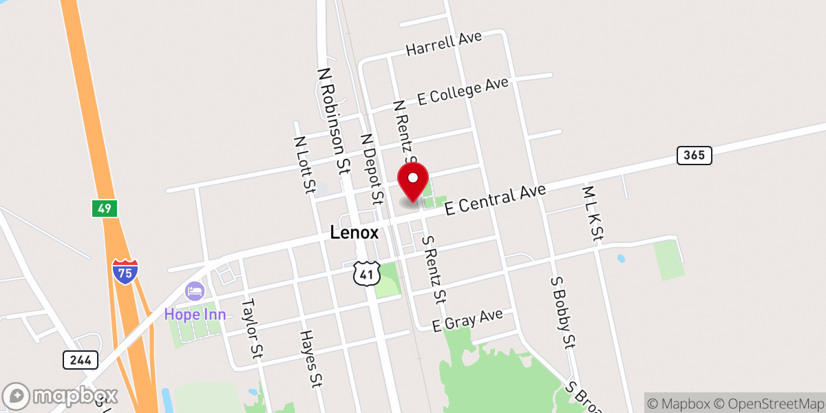 Map showing location of LCF Family Life Center