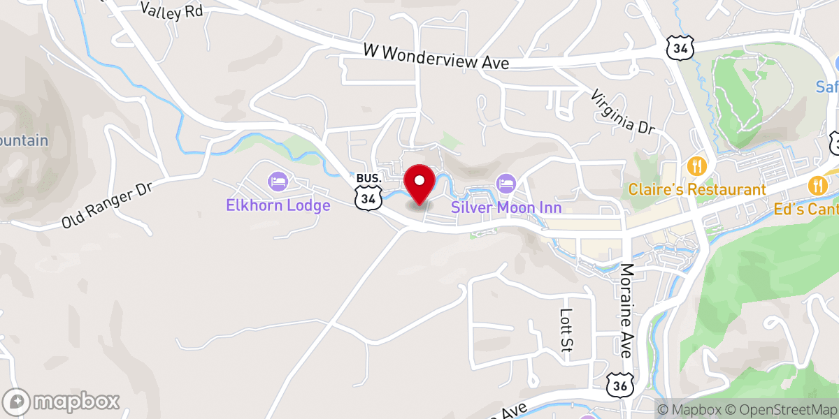 Map showing location of United Pentecostal Church