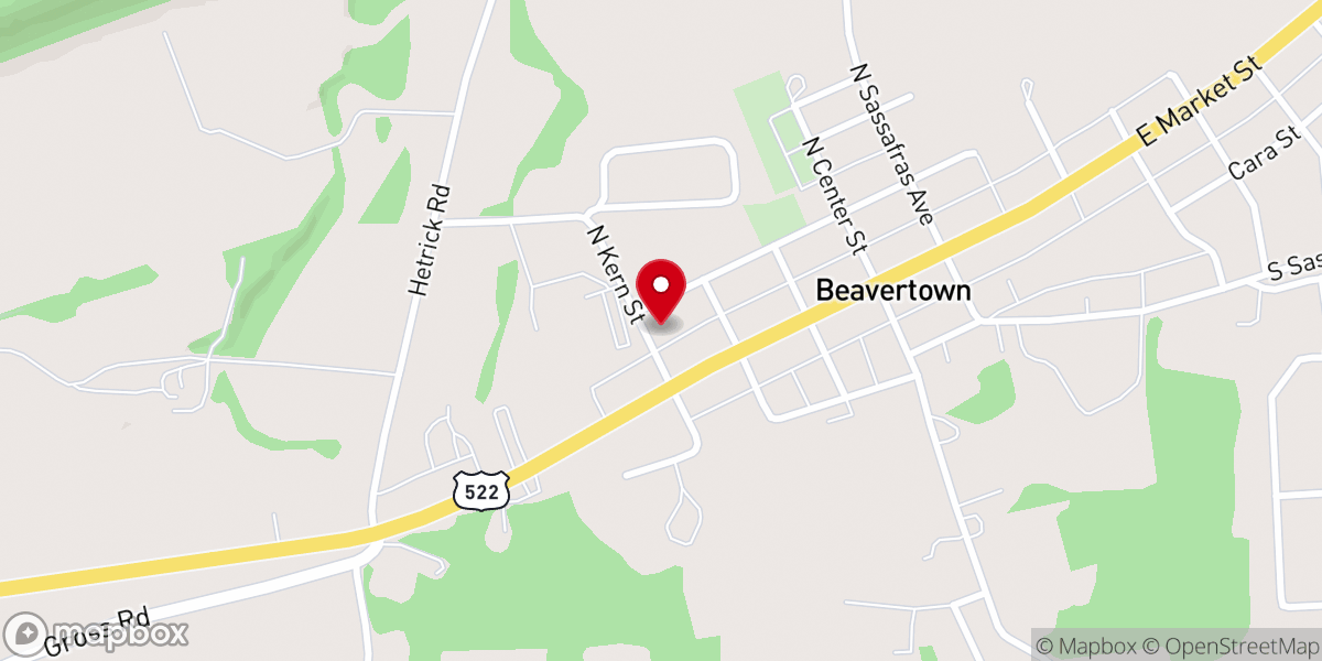 Map showing location of Church of the Holy Spirit