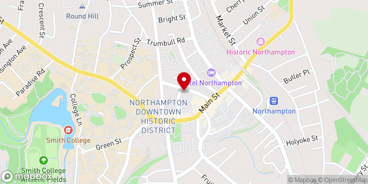 Map showing location of Christian Science Society