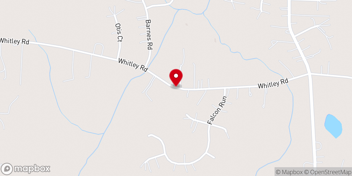 Map showing location of Williamson Chapel