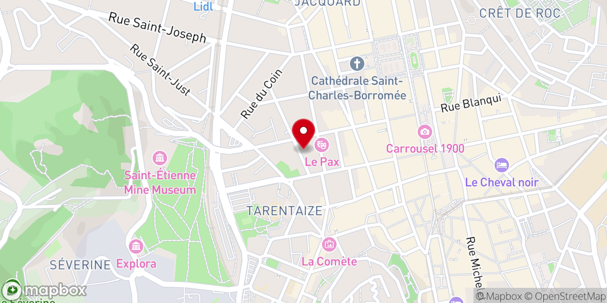 Map showing location of L'aiglon