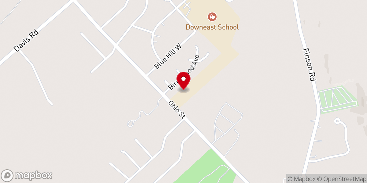 Map showing location of New Hope Church