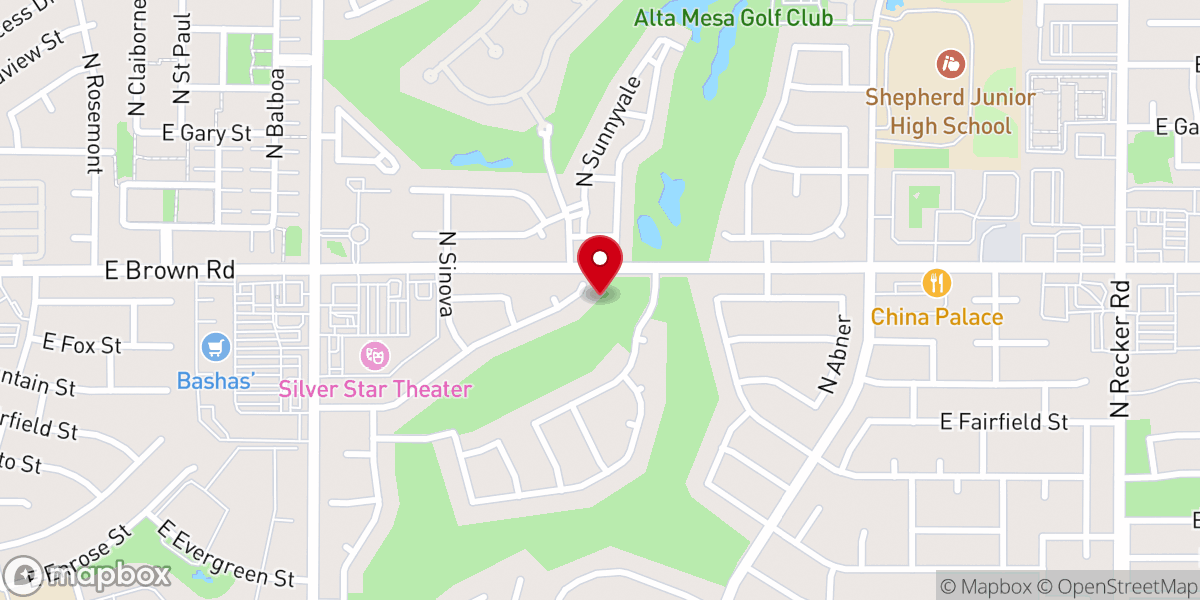 Map showing location of New Spirit Community Church