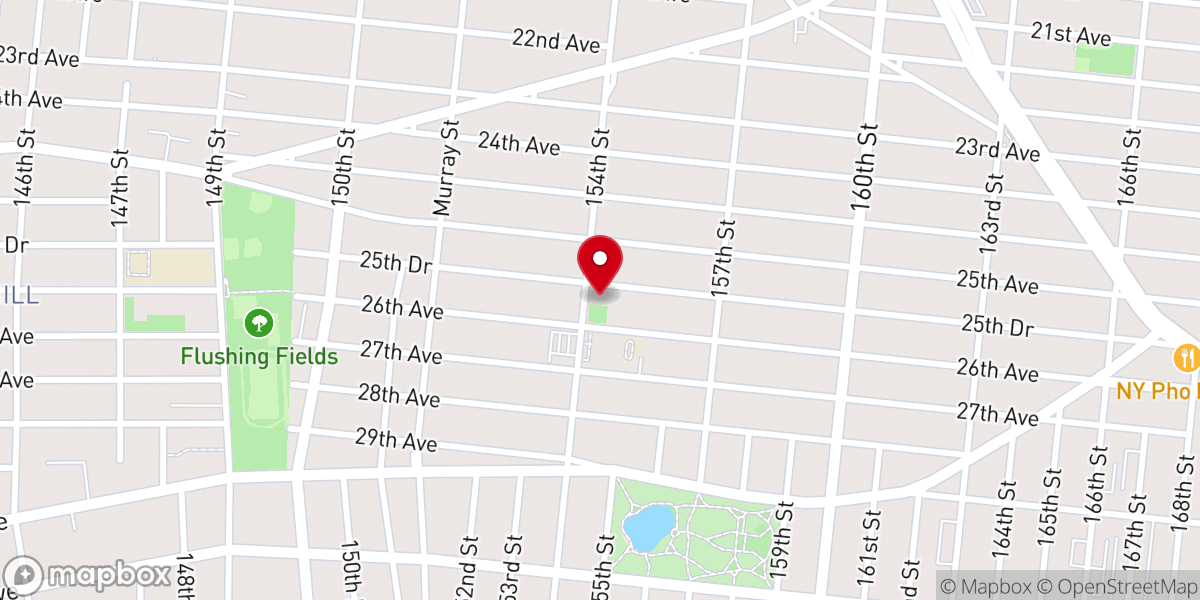 Map showing location of CFA - Casa Familiar de Adoracion