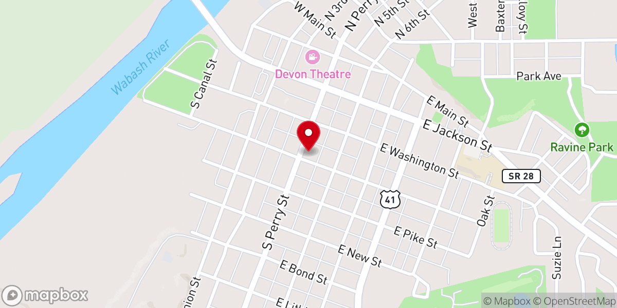 Map showing location of St Francis Xavier Catholic Church