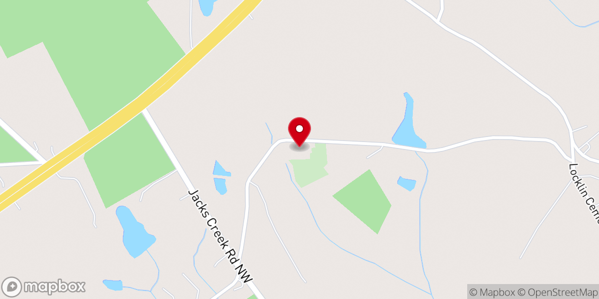 Map showing location of Mount Enon Baptist Church