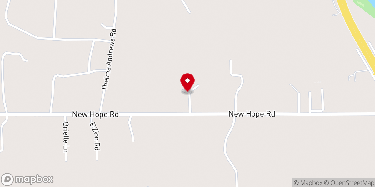 Map showing location of Sanctified Church