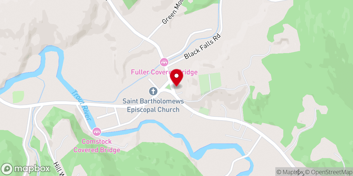 Map showing location of Montgomery United Methodist Church