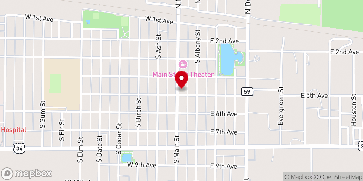 Map showing location of House Of Praise PCG