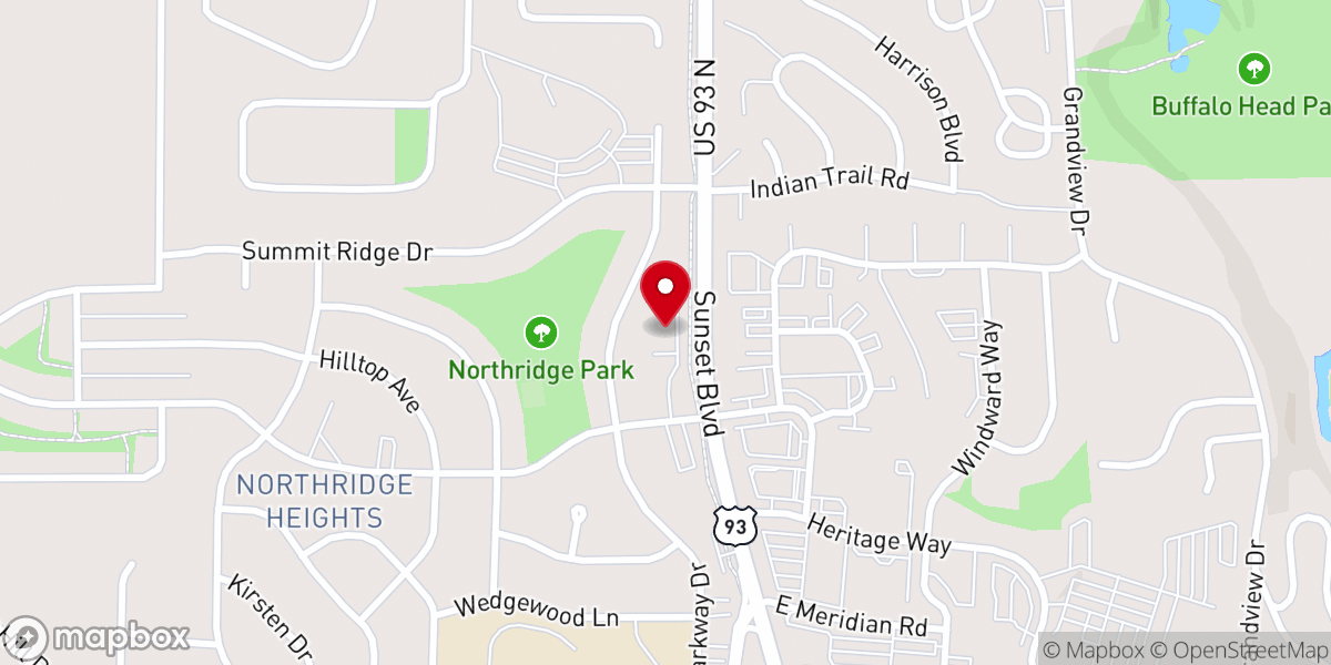 Map showing location of Cornerstone Church