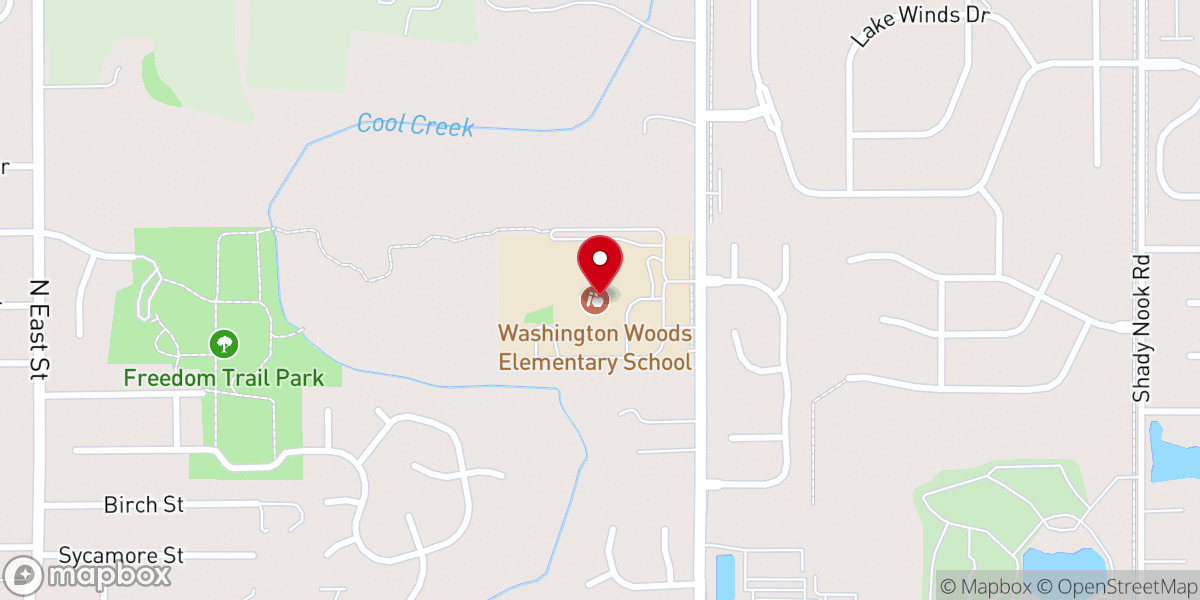 Map showing location of Shepherd Church