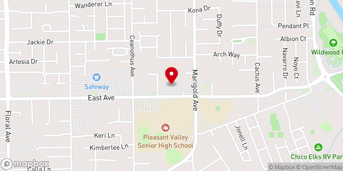 Map showing location of Life.Church