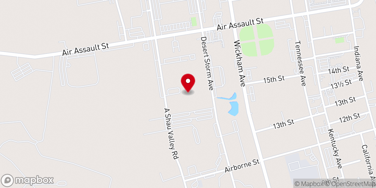 Map showing location of Community Chapel