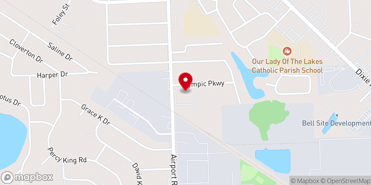 Map showing location of Waterford Community Church