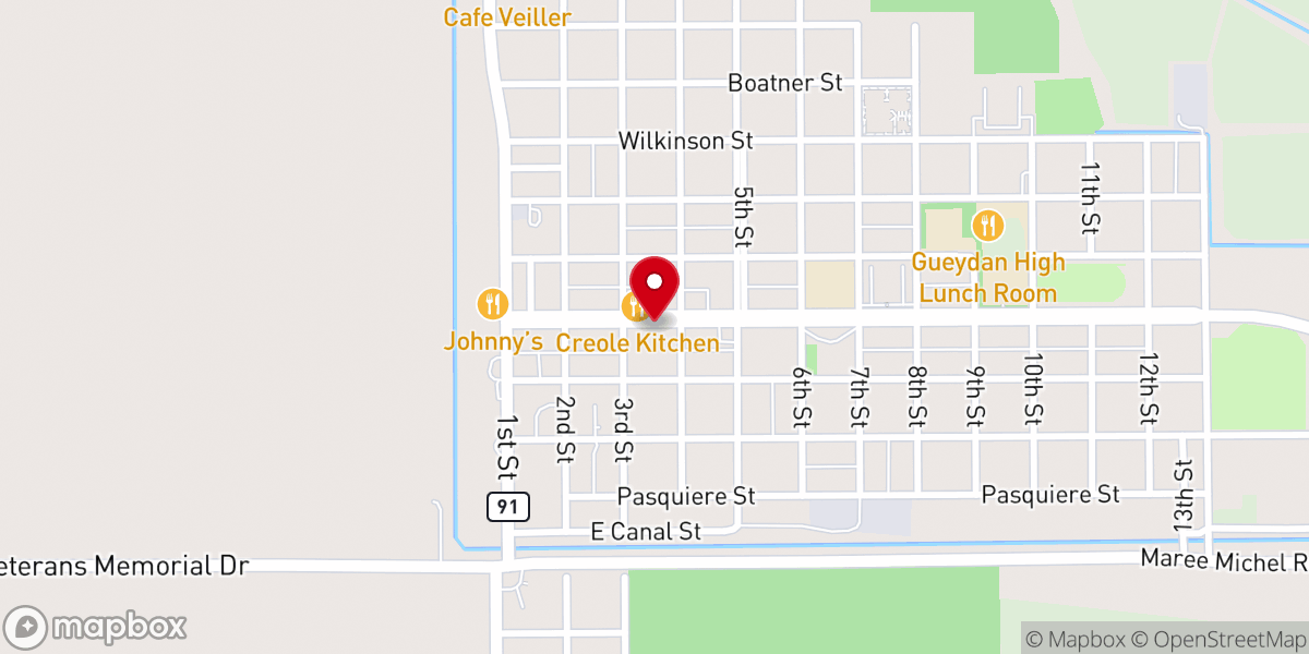 Map showing location of Gueydan International Church