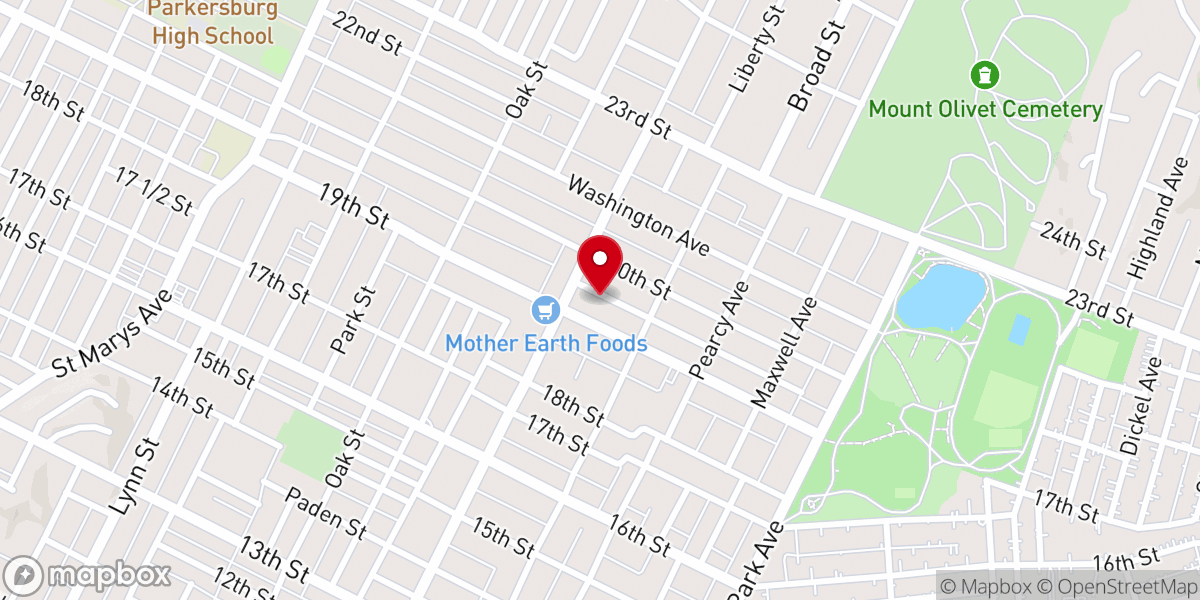 Map showing location of First Lutheran Church