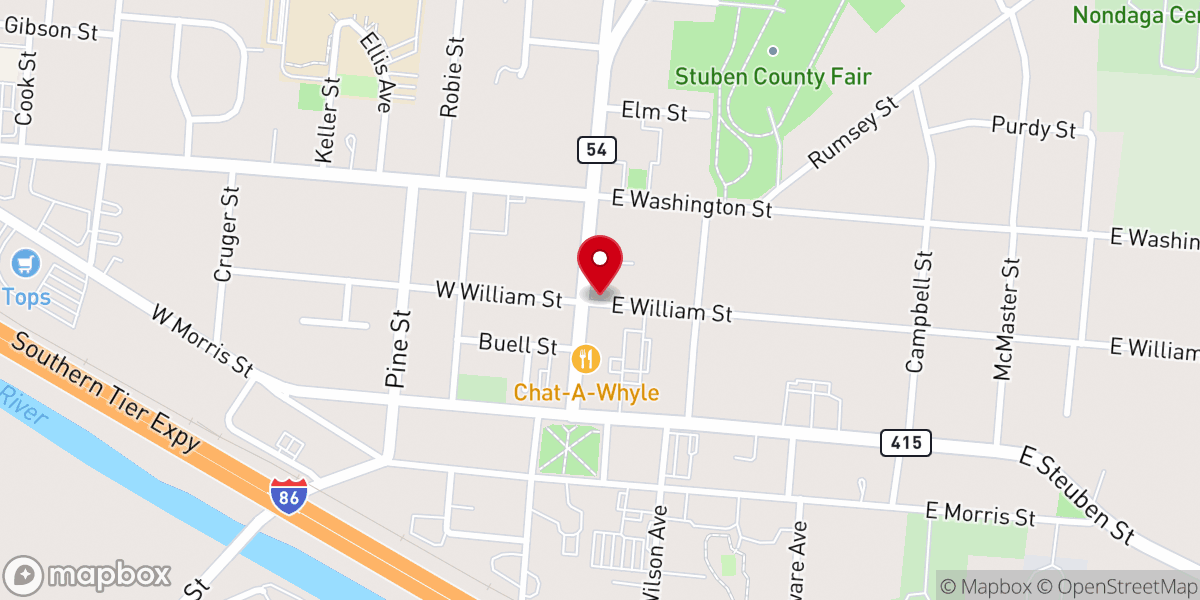Map showing location of Abundant Life Ministries of Bath