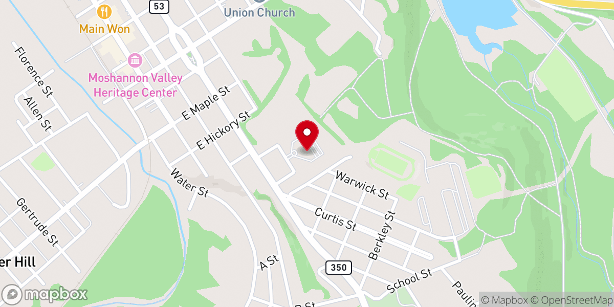 Map showing location of St Peter & Paul Catholic Church