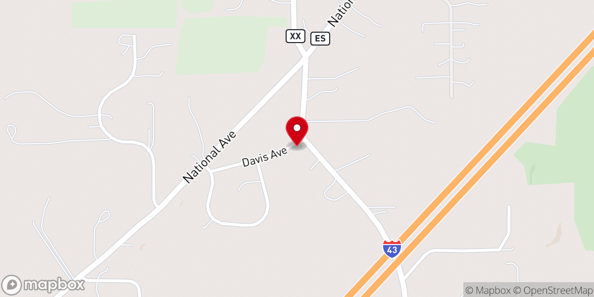 Map showing location of Tree of Life Fellowship church
