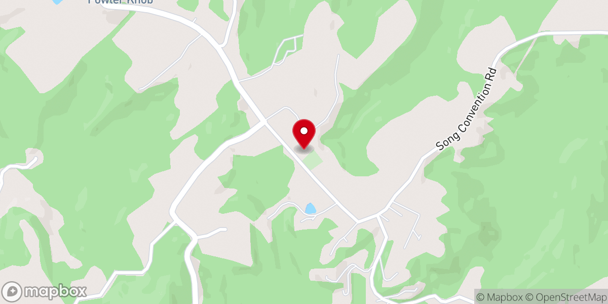 Map showing location of Gilgal United Methodist Church