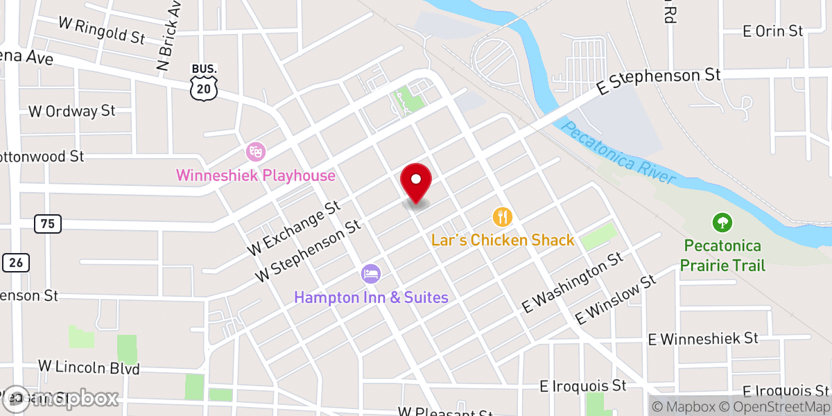 Map showing location of Breakthrough Church