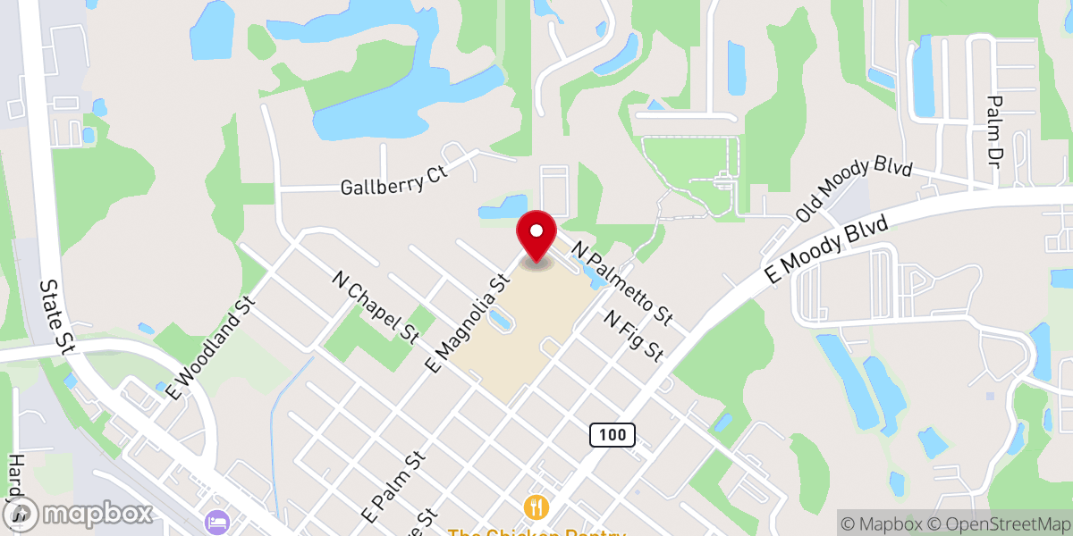 Map showing location of Tomoka Christian Church - Bunnell Campus