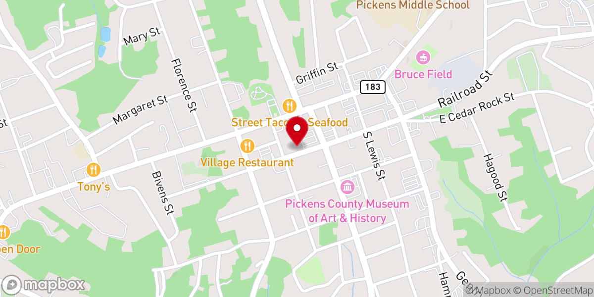 Map showing location of His Pavilion Of Grace