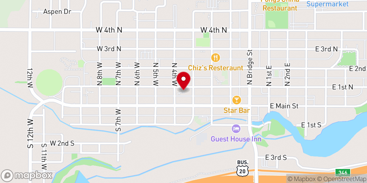 Map showing location of Mary Immaculate Catholic Church
