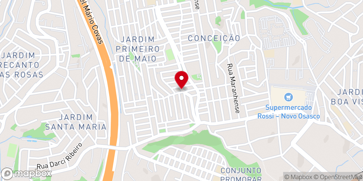 Map showing location of igreja pentecostal da triunidade santa