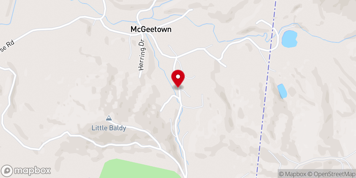 Map showing location of Rachel’s Chapel Congregational Holiness Church