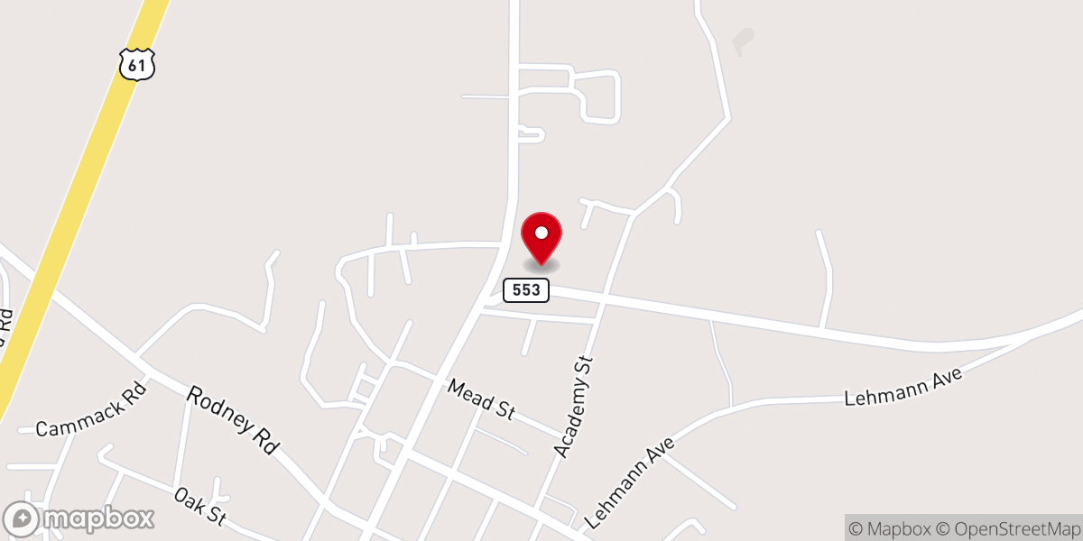 Map showing location of St Anne's Catholic Church