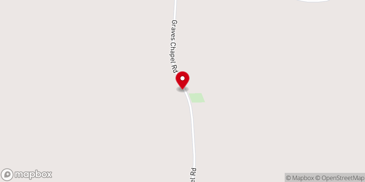 Map showing location of Graves Chapel