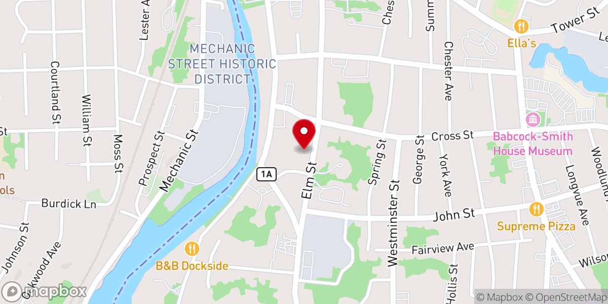 Map showing location of Quaker Westerly Meeting