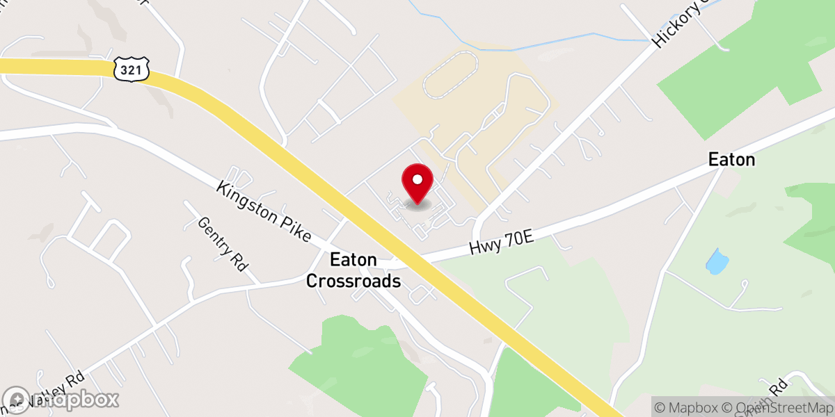 Map showing location of Central United Methodist Church