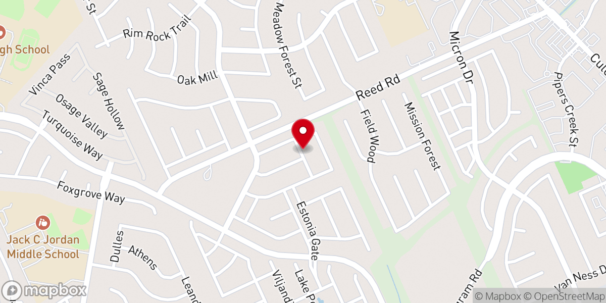 Map showing location of Iglesia Del Dios Vivo of San Antonio