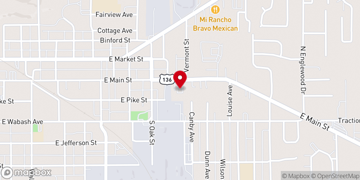 Map showing location of Church Alive