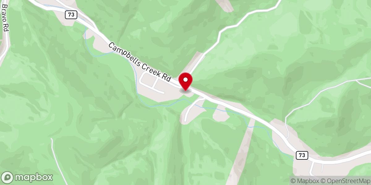 Map showing location of Perryville Baptist Church