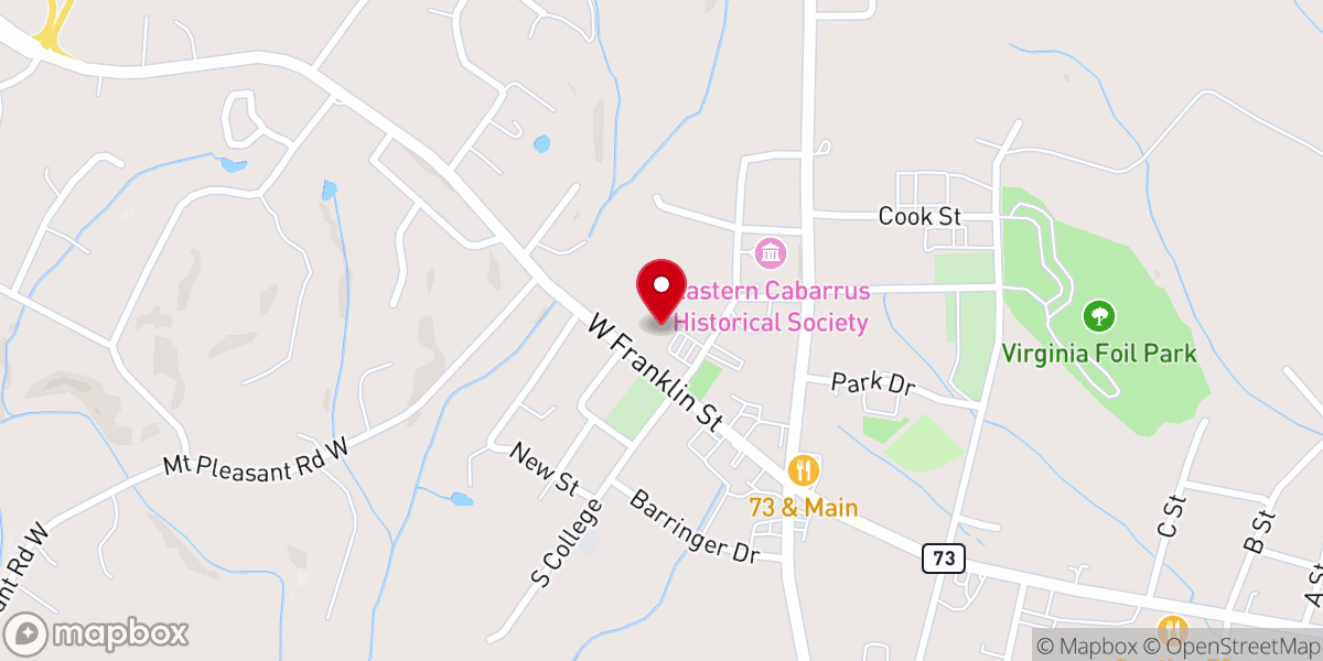 Map showing location of Mt Pleasant Methodist Church